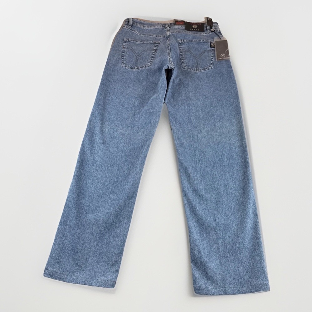 Carlo Colucci Roberto Jeans Mens 28x32 Made in Italy Blue Denim Pants NWD READ